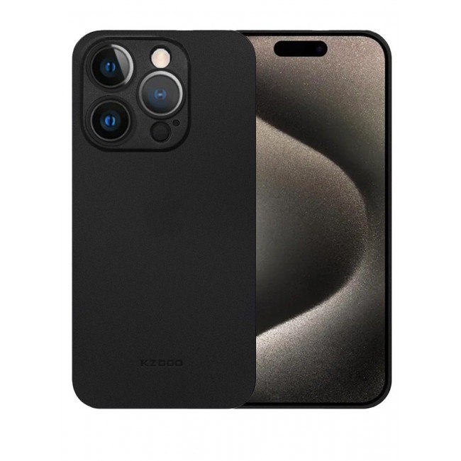 CATANES iPhone 15 Pro Max Case Air Skin Series Back Cover Sturdy Durable Thin Case Drop Protection Case Cover Black
