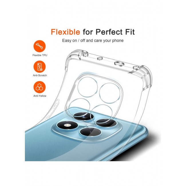 CATANES TPU Clear Case for Xiaomi Redmi Note 15 Pro 5G, Crystal Clear, Anti-Scratch, Full Camera Protection, Drop Protection, Shockproof, TPU for Redmi Note 15 Pro