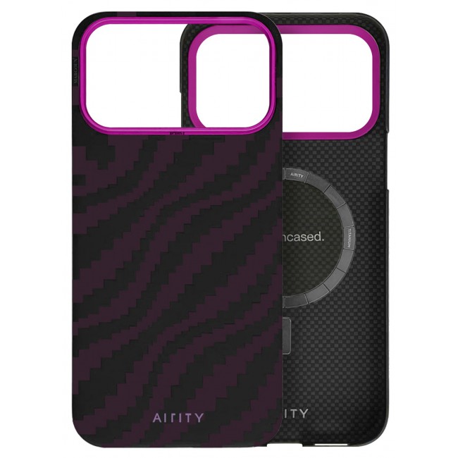 AIRITY Bamboo Fiber Protective Case for iPhone 17/18 Pro Max Magsafe Ultra Durable, Lightweight & Premium Design Purple