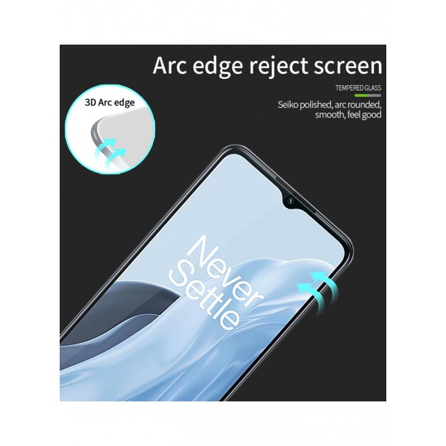 CATANES OnePlus Nord N300 Screen Protector Tempered Glass 9H Anti-Scratch Shatterproof HD Edge to Edge Full Coverage Film 6.56 inch