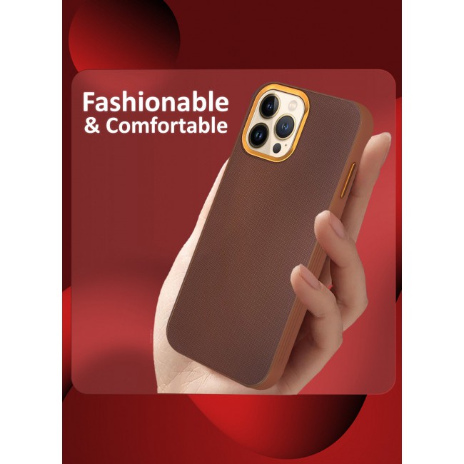 CATANES iPhone 13 Pro Max 3 Pack Vegan Leather Case, 1 Cover with 2 Screen Protectors, Slim Fit, Raised Edges for Camera and Screen Protection