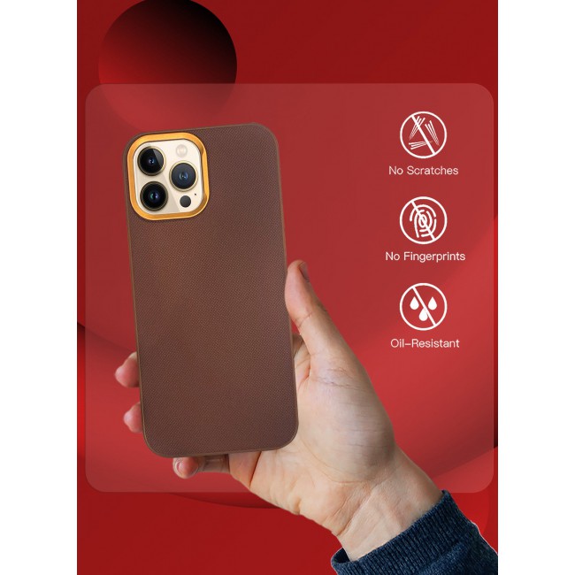 CATANES iPhone 13 Pro Max 3 Pack Vegan Leather Case, 1 Cover with 2 Screen Protectors, Slim Fit, Raised Edges for Camera and Screen Protection
