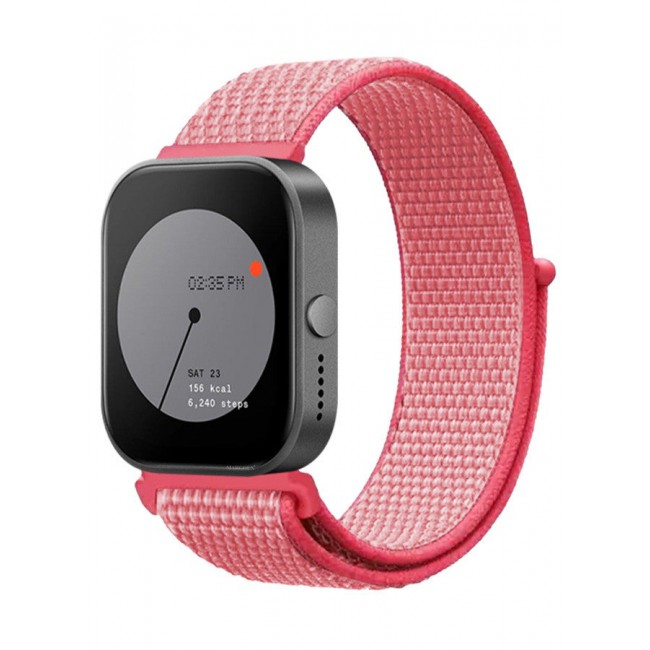 CATANES (for Nothing Watch Pro 22mm) Nylon Strap,Quick Release Bands for Women Men Sport Wristband Strap Pink