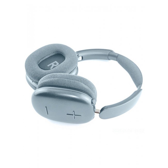 CATANES Air Max Pro Wireless Over Ear Headphones with Active Noiose Cancellation and Built-in Mi, Comfortable and Lightweight - Blue