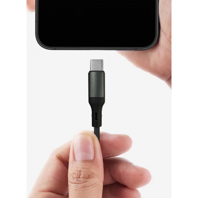 CATANES Fast USB-C to USB-C Cable Premium Braided Fast Charging and Data Transfer, PD Supported 1m - Black