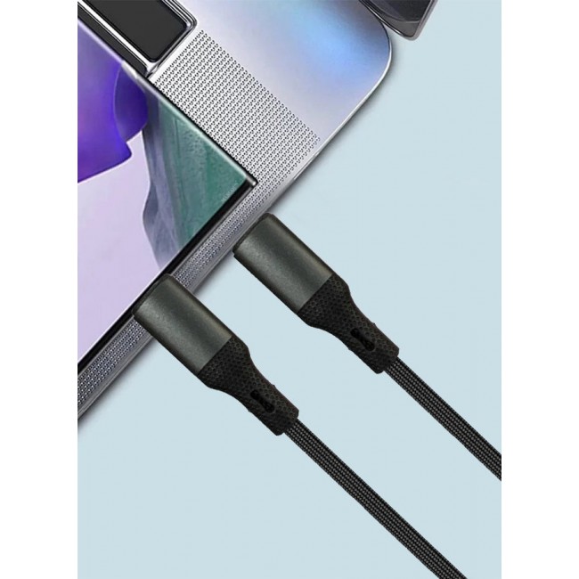 CATANES Fast USB-C to USB-C Cable Premium Braided Fast Charging and Data Transfer, PD Supported 1m - Black