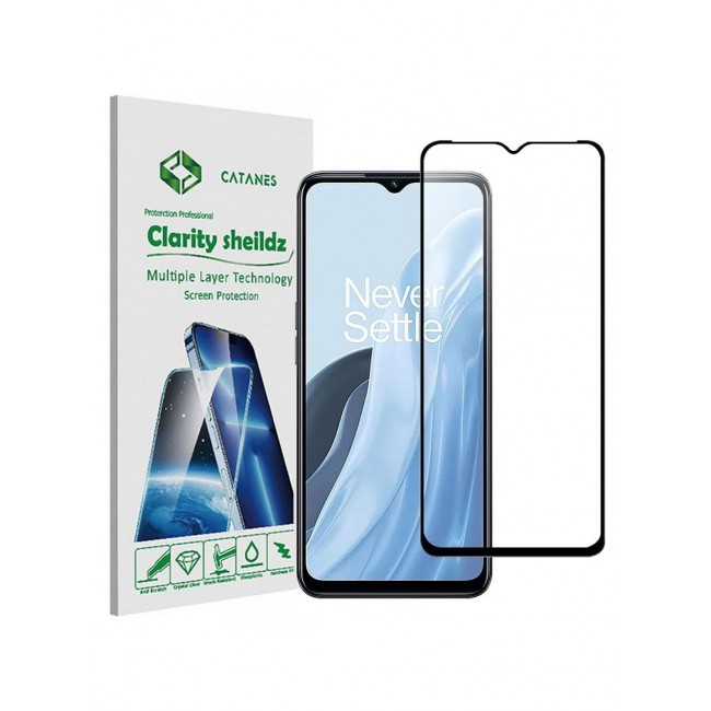 CATANES OnePlus Nord N20 SE Screen Protector Tempered Glass 9H Anti-Scratch Shatterproof HD Edge to Edge Full Coverage Film 6.56 inch
