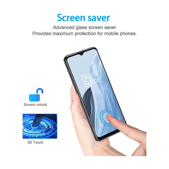 CATANES OnePlus Nord N20 SE Screen Protector Tempered Glass 9H Anti-Scratch Shatterproof HD Edge to Edge Full Coverage Film 6.56 inch