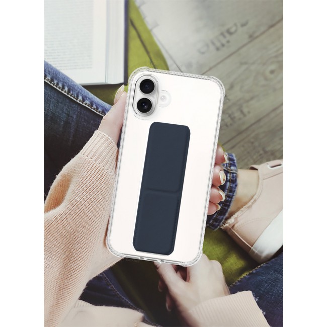 CATANES ( for iPhone 16 Plus ) Case with Phone Grip and Expanding Stand, Kickstand Fully Protective Cover with Phone Grip Holder