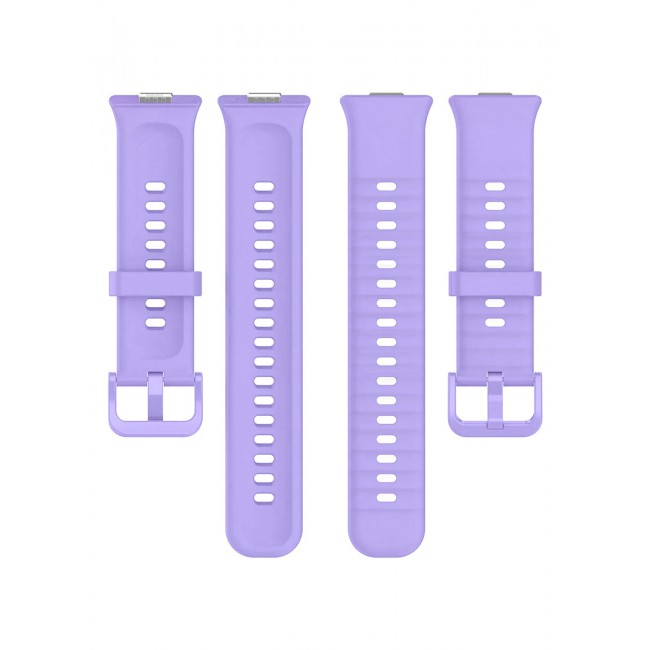 CATANES Wristband for Huawei Watch Fit 3/Fit 4/Fit 4 Pro Bands, Silicone Bracelet Quick Release Arm Band, Replacement Smartwatch Band Quick Release Sport Strap - Purple