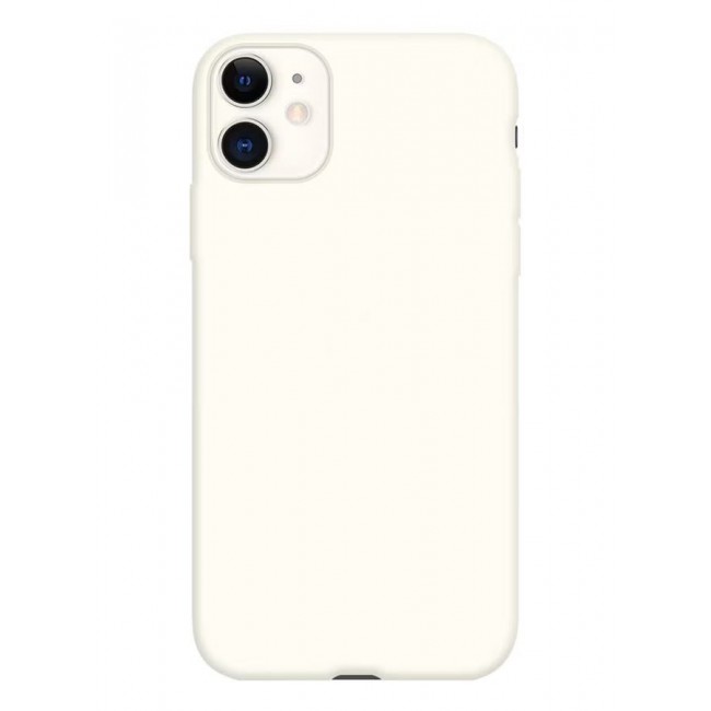 CATANES iPhone 11 Case Slim Silicone Case Soft Anti-Scratch Full Body Shockproof Protective Case Cover White