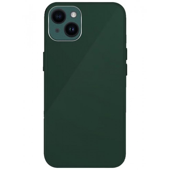 CATANES iPhone14 Plus Electroplated Hard Glossy Case Camera Protection Shockproof Anti Fall Case Green