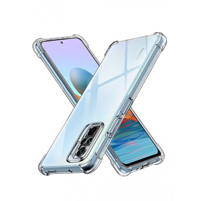 CATANES Xiaomi Redmi Note 10S 4G Case Cover Clear Protective TPU Four Corners Cover Transparent Soft Case