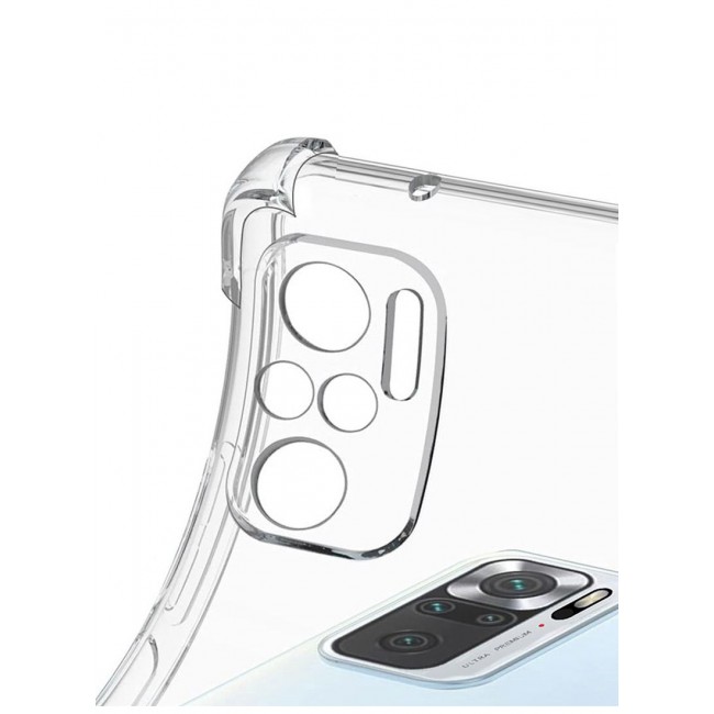CATANES Xiaomi Redmi Note 10S 4G Case Cover Clear Protective TPU Four Corners Cover Transparent Soft Case