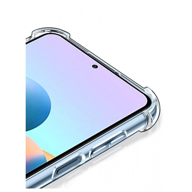 CATANES Xiaomi Redmi Note 10S 4G Case Cover Clear Protective TPU Four Corners Cover Transparent Soft Case