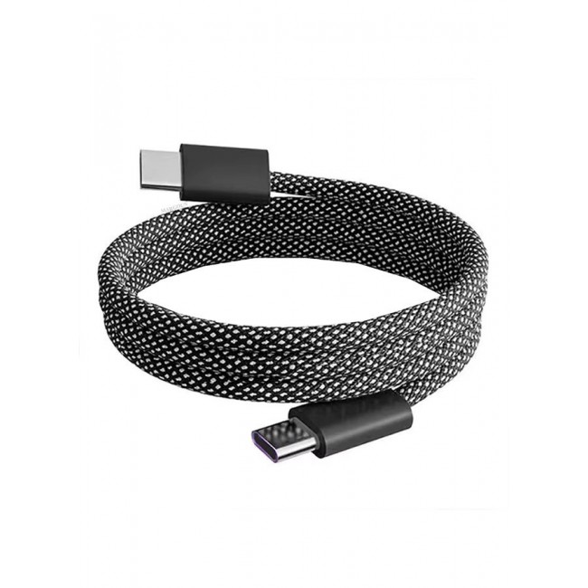 CATANES Fast USB-C to USB-C Cable Premium Braided Fast Charging and Data Transfer, PD Supported 1m - Dark Grey & White