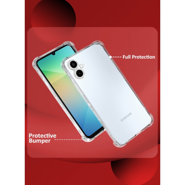 CATANES 3-Pack TPU Case and Screen Protector for Samsung Galaxy A16 5G Clear Color