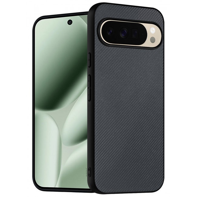 CATANES Hard Carbon-Laminated Shockproof Case for Google Pixel 10 Pro XL – Slim Protection Cover - Grey