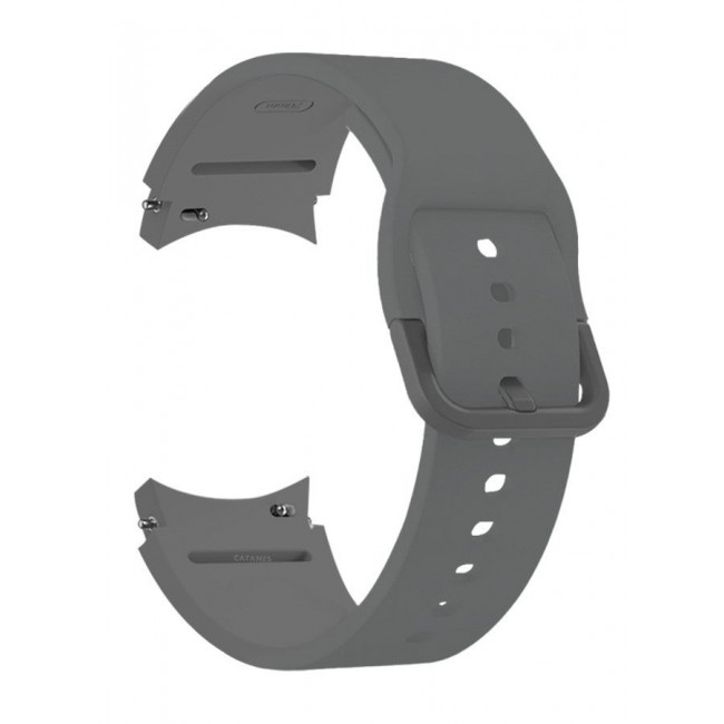CATANES (for Samsung Galaxy Watch 7 / Samsung Galaxy Watch 6 ) Silicone Sport Band Durable and Sport Design for Men Women Grey