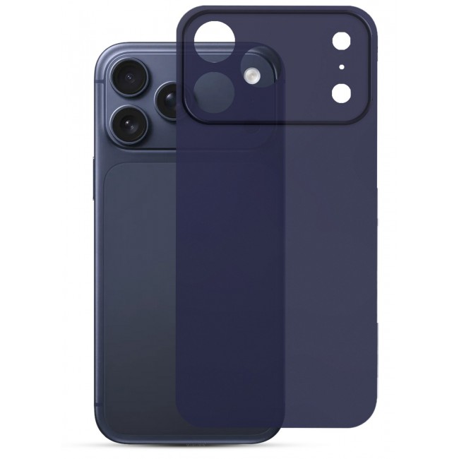 CATANES 2 Packs Air Skin Case Cover for Apple iPhone 17 Pro - Sturdy Back Cover - Durable Thin Case - Drop Protection Cover with 3D Screen Protector - Blue