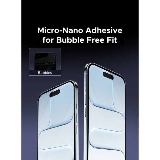 CATANES Screen Protector for iPhone 17 Air - 3D Full Coverage 9H Tempered Glass Bubble-Free Installation High Protection Scratch Resistant