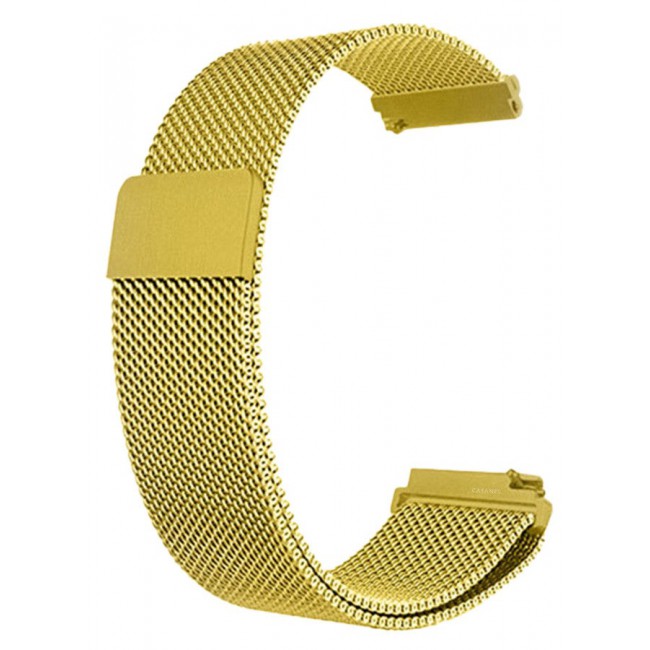 CATANES (for Huawei GT4 22mm) Milanese Strap, Adjustable Stainless Steel Band Men and Women Mesh Loop Magnetic Clasp Replacement Band Gold