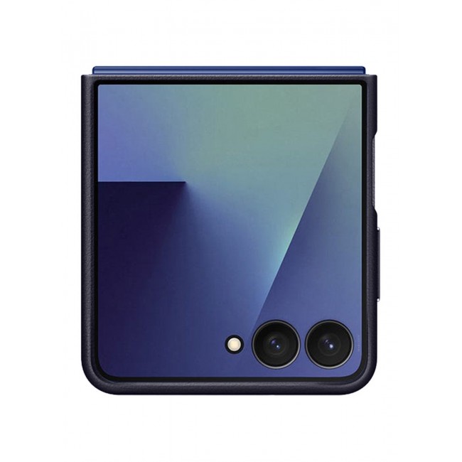 CATANES Leather Case Cover for Samsung Galaxy Z Flip 7 – Premium Protective Fold Design - Dark Blue