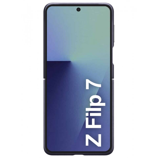CATANES Leather Case Cover for Samsung Galaxy Z Flip 7 – Premium Protective Fold Design - Dark Blue