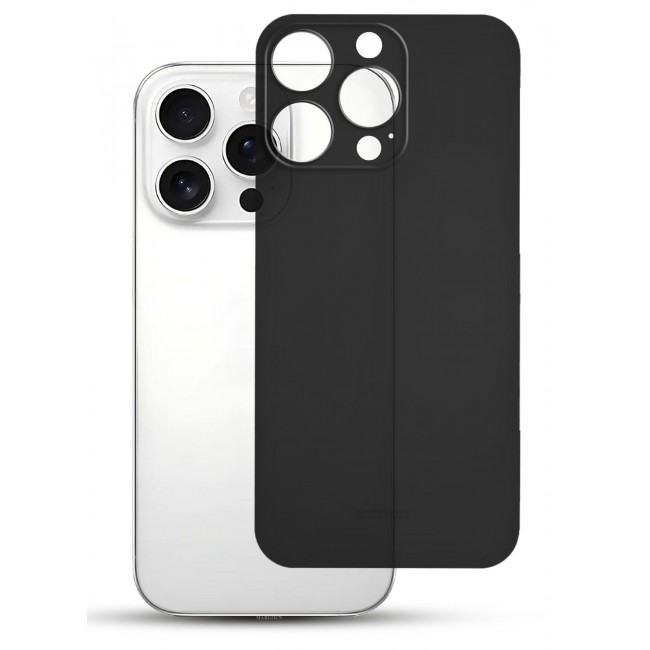 KZDOO ( for iPhone 15 Pro Max ) Ultra Thin Case Cover Air Skin Series Back Cover Sturdy Durable Case Drop Protection Cover - Transparent Black