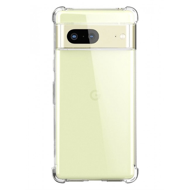CATANES Google Pixel 7 TPU Case Clear Transparent Shockproof Protective Phone Case Scratch Resistant Reinforced Corners Cover
