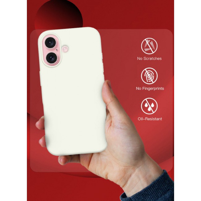 CATANES (for iPhone 16 Plus) Case, Slim Silicone Case, Full Covered Anti Scratch Shockproof Protective Cover