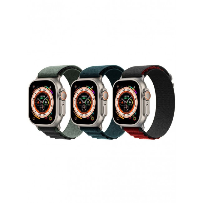 CATANES 3 Pack For Apple Watch Band 49mm 45mm 44mm 42mm Alpine Loop Band Women Men Adjustable with Metal G-Hook Strap for iWatch Ultra Series SE 8/7/6/5/4/3/2/1 Multicolour