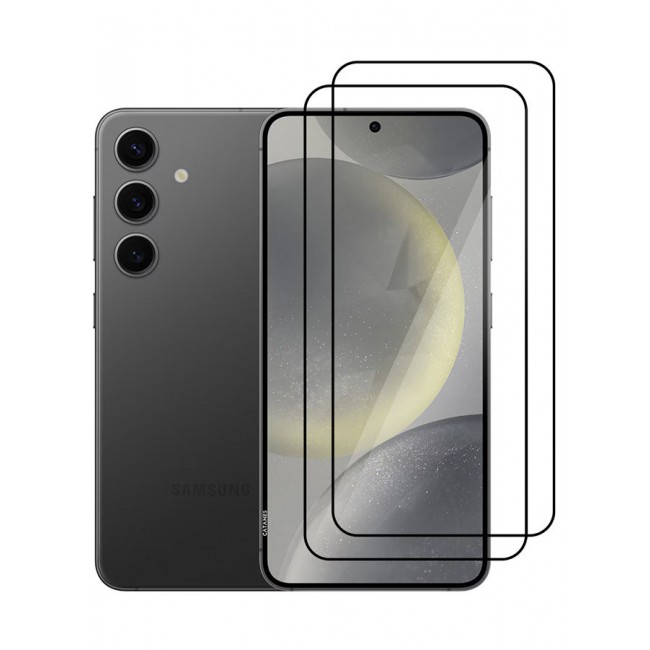 CATANES 2 Pack Samsung Galaxy S24 Screen Protector 9H Hardness Scratch Resistance Screen Protector Touch Sensitive Case Friendly Tempered Glass Film