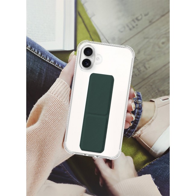 CATANES ( for iPhone 16 Plus ) Case with Phone Grip and Expanding Stand, Kickstand Fully Protective Cover with Phone Grip Holder