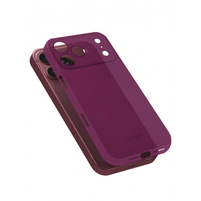 KZDOO 2 Pack Air Skin Case for iPhone 18 Pro - Ultra Slim 0.3mm Protective Cover