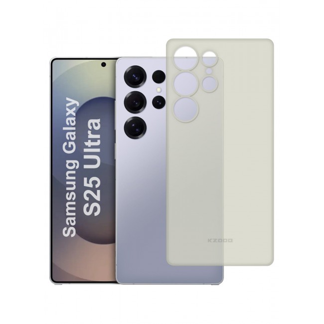 CATANES Case for Galaxy S25 Ultra Air Skin Case All Around Full Protection Ultra Slim 0.3mm Thickness 4g Feather Weight - Frosted Clear