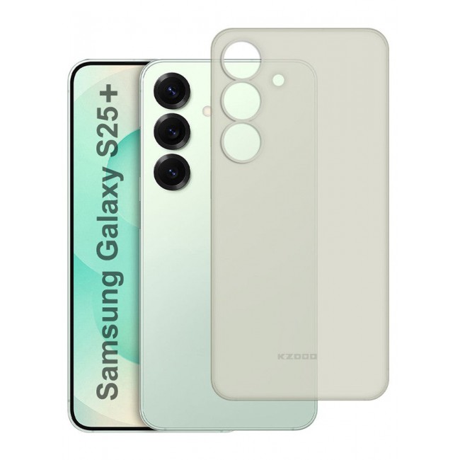 CATANES Case for Galaxy S25 Plus Air Skin Case All Around Full Protection Ultra Slim 0.3mm Thickness 4g Feather Weight - Frosted Clear