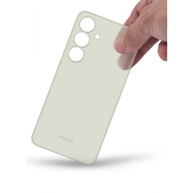 CATANES Case for Galaxy S25 Plus Air Skin Case All Around Full Protection Ultra Slim 0.3mm Thickness 4g Feather Weight - Frosted Clear