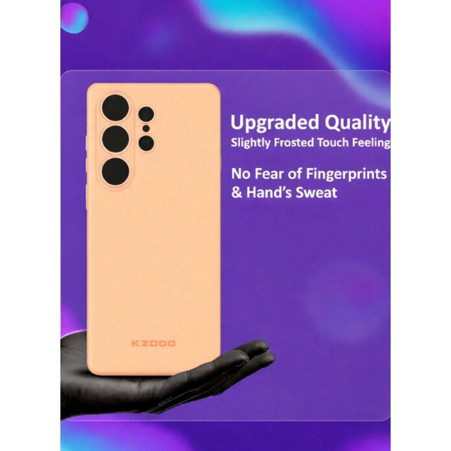 KZDOO 2Packs Case for Galaxy S26 Ultra Air Skin Case All Around Full Protection Ultra Slim 0.3mm Thickness 4g Feather Weight with 3D Screen Protector - Orange