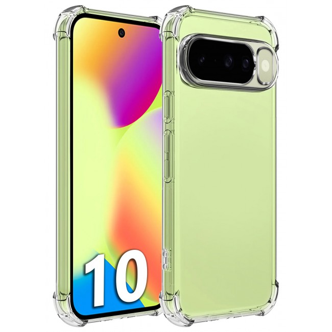 CATANES Gorilla Case Cover for Google Pixel 10 , Clear Slim Phone Cover, Anti-Scratch TPU Hard PC Back, Shockproof Protective Case with Camera Protection