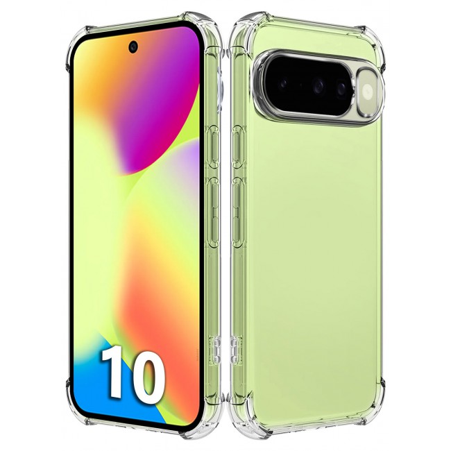 CATANES Gorilla Case Cover for Google Pixel 10 , Clear Slim Phone Cover, Anti-Scratch TPU Hard PC Back, Shockproof Protective Case with Camera Protection