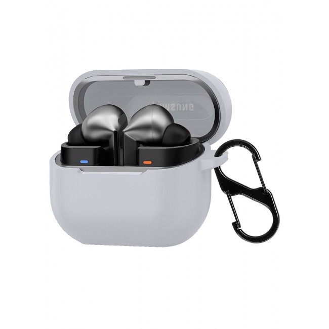 CATANES ( for Galaxy Buds 3 Pro / Buds 3 ) Case, Premium Silicone Case with Carabiner Shockproof Soft Silicone Protective Case for Men,Women