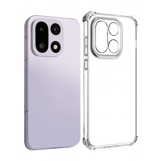 CATANES Gorilla Case Cover for OnePlus 15 - Shock Absorb TPU Case Cover - Crystal Clear Slim Fit with 3D Screen Protector