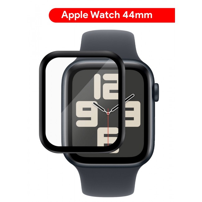 CATANES Tempered Glass Screen Protector for Apple Watch 44mm Series 7 – 9H Anti-Scratch Ultra-Thin Protective Film Cover Clear Color