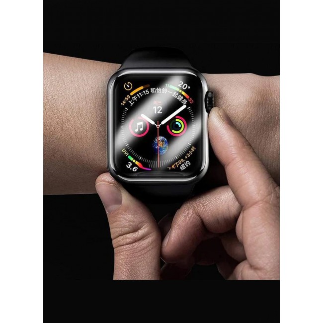 CATANES Tempered Glass Screen Protector for Apple Watch 44mm Series 7 – 9H Anti-Scratch Ultra-Thin Protective Film Cover Clear Color