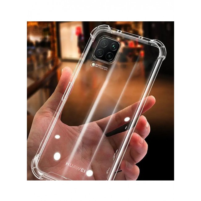 CATANES Huawei Nova 7i Case Clear Thin Transparent TPU PC Phone Case Anti-Fall Airbag Bumper Corner Protection 6.4 inch