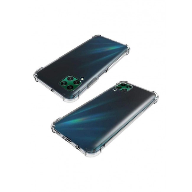 CATANES Huawei Nova 7i Case Clear Thin Transparent TPU PC Phone Case Anti-Fall Airbag Bumper Corner Protection 6.4 inch