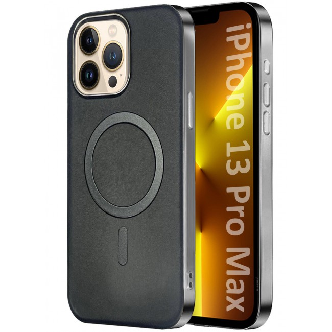 CATANES iPhone 13 Pro Max Leather Case, Compatible with Magsafe, Vintage Aesthetic, Comfort Grip, Camera Bump Frame