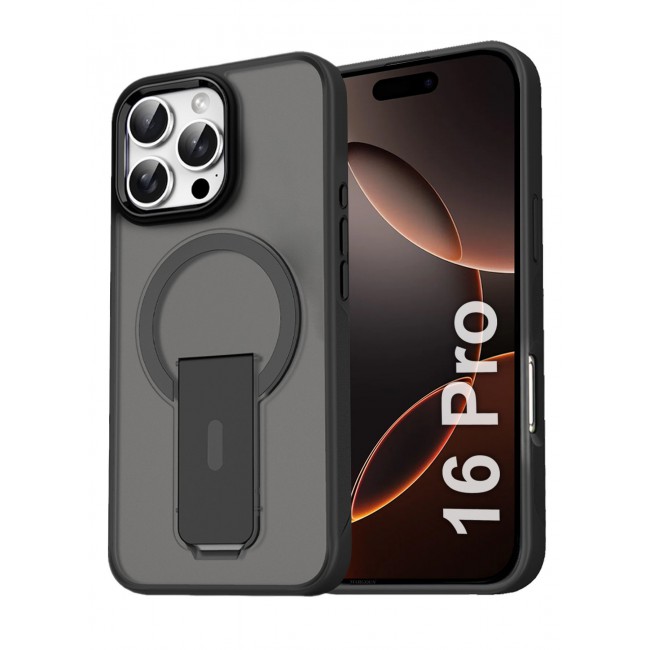 CATANES ( for iPhone 16 Pro ) Case Magnetic Kickstand Cover with Screen Camera Protection Support Wireless Charging Cover