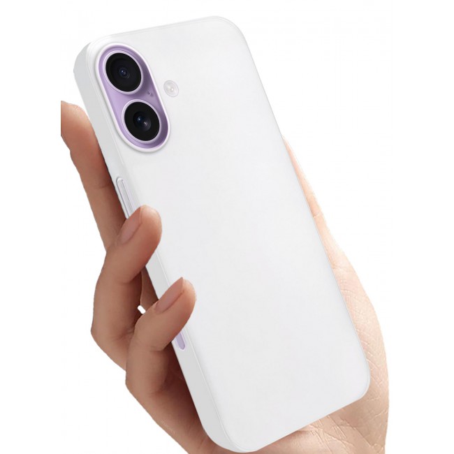 CATANES Air Skin Frosted Matte Case for iPhone 17 - Stylish Ultra Slim Back Cover - Frosted Clear
